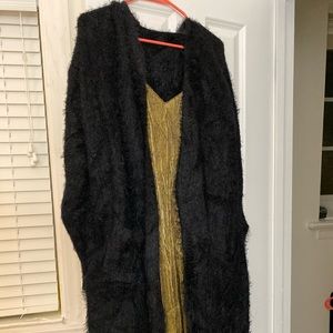 knitwear and a long dress